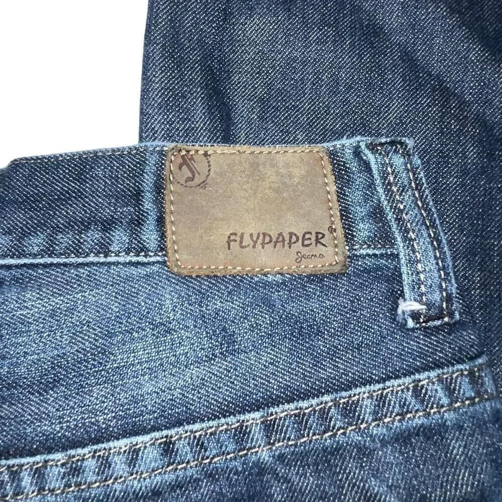 Flypaper Medium Wash‎ Straight Leg Jeans - Size 33x32